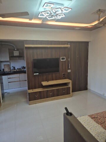 Living Room in 2 BHK Apartment at Lalani Residency, Kavesar – for Rent