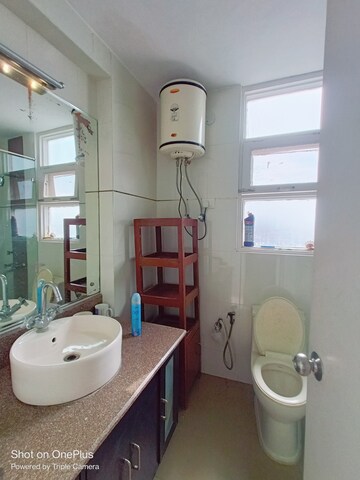 Bathroom in 2 BHK Apartment at Ansal Sushant Apartments, Sushant Lok I – for Rent