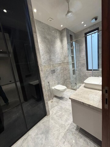 Bathroom in 4 BHK Builder Floor at East Of Kailash – for Rent