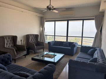 Living Room in 3 BHK Apartment at Shubhada Tower, Worli – for Rent