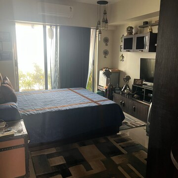 Living Room in 4 BHK Apartment at Raj Grandeur, Bsnl Colony – for Sale
