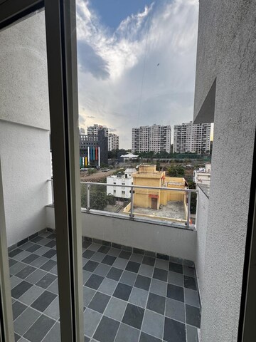 Balcony in 2 BHK Apartment at Prithvi Sai Velocity Phase II, Bavdhan – for Rent