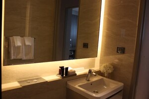 Bathroom in 4 BHK Apartment at Adani Ten BKC, Bandra East – for Sale