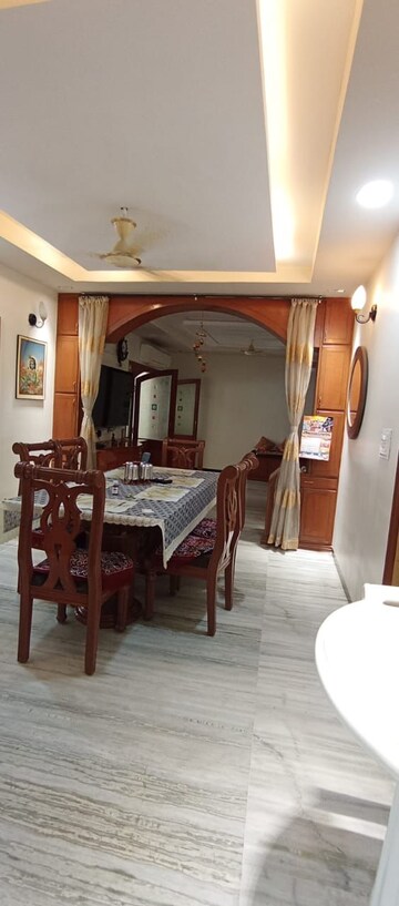 Dining area in 3 BHK Apartment at Shyamal – for Rent