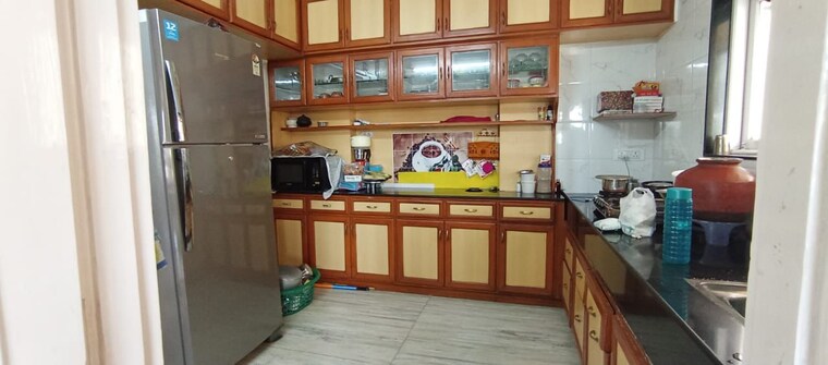Kitchen, shyamal 3 Bedroom 2200 Sq.Ft. Apartment In Shyamal Ahmedabad 9204163