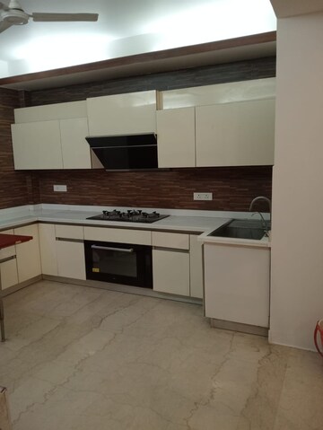 Kitchen in 2 BHK Builder Floor at Palm Residency Chhatarpur, Chattarpur – for Rent