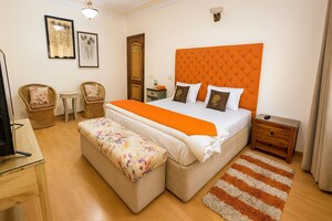 Bedroom in 4 BHK Builder Floor at Geetanjali Enclave – for Rent