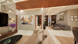 Living Room in 3.5 BHK Apartment at Vanshika Natures Harmony, Talaghattapura – for Sale