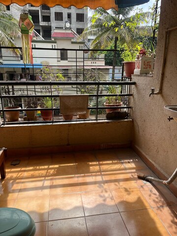 Balcony in 2 BHK Apartment at Planet Millennium CHS, Pimple Saudagar – for Rent