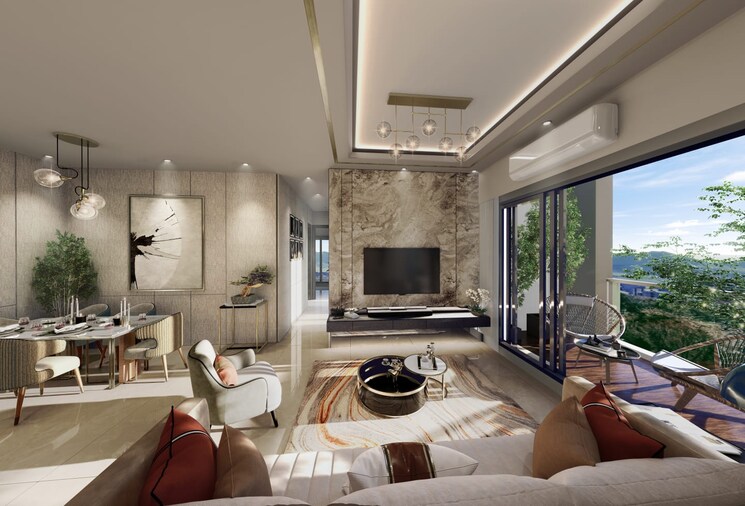 Living Room, mittal-urna-71p 2 Bedroom 721 Sq.Ft. Apartment In Borivali East Mumbai 9204624