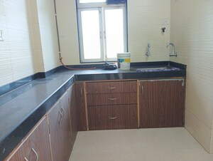 Kitchen in 1 BHK Apartment at Cosmos Classique, Ghodbunder Road – for Rent