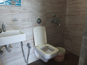 Bathroom in 1 BHK Apartment at Cosmos Classique, Ghodbunder Road – for Rent