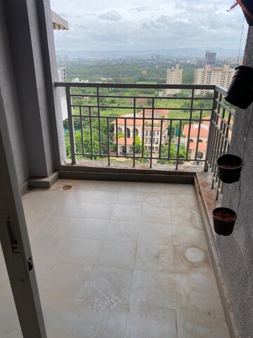 Balcony in 2 BHK Apartment at Bramhacorp F Residences, Kalyani Nagar – for Rent