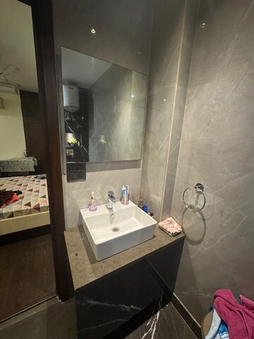 Bathroom in 4 BHK Builder Floor at Alaknanda – for Rent
