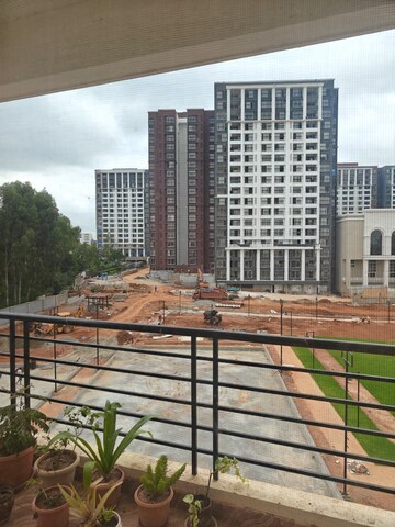 Balcony in 3 BHK Apartment at Prestige Lakeside Habitat, Varthur – for Rent