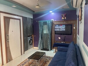 Living Room in 1 BHK Apartment at Yash Apartment KoparKhairane, Kopar Khairane – for Sale