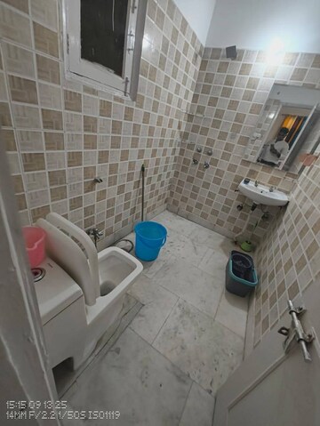 Bathroom in 2 BHK Builder Floor at Saket – for Rent