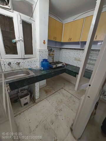 Kitchen in 2 BHK Builder Floor at Saket – for Rent