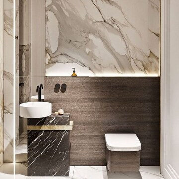 Bathroom in 3 BHK Builder Floor at Khodna Kalan – for Sale