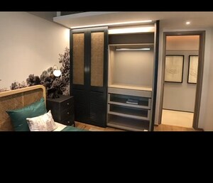 Living Room in 3 BHK Apartment at Ajmera Manhattan, Bhakti Park – for Sale