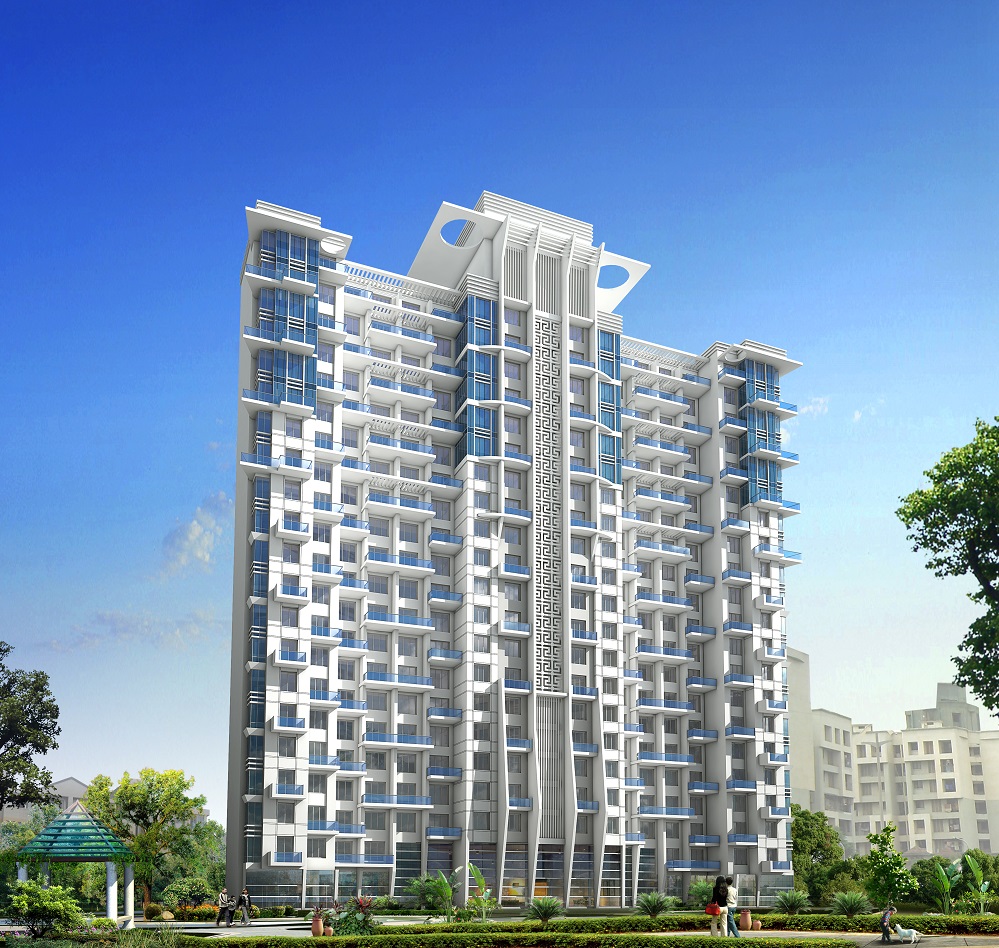 3 BHK + Study Room 1288 Sq.Ft. Apartment in Kundan The Peak