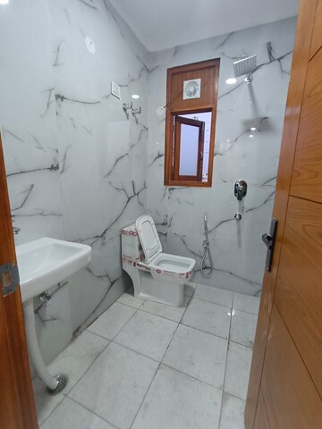 Bathroom in 2 BHK Builder Floor at Freedom Fighters Enclave – for Rent