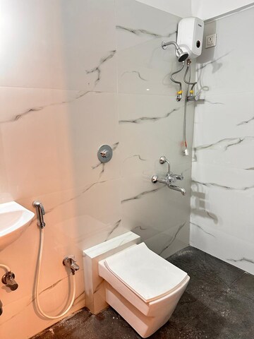 Bathroom in 2 BHK Apartment at DGS Sheetal Usha, Malad West – for Rent