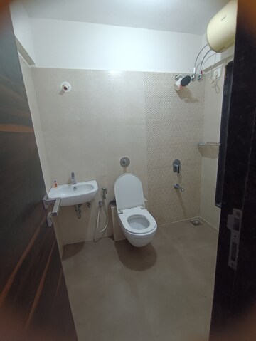 Bathroom in 2 BHK Apartment at Gurukrupa Marina Enclave, Malad West – for Rent