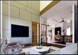 Living Room in 5 BHK Villa at Tag Amity Villas, Mokila – for Sale