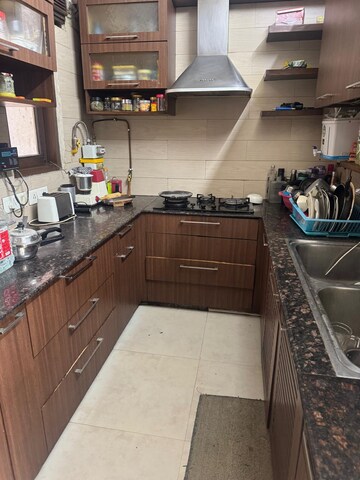Kitchen in 3 BHK Builder Floor at Saket – for Sale