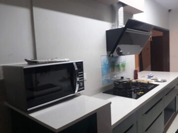 Kitchen in 3 BHK Apartment at LnT Raintree Boulevard, Hebbal – for Rent