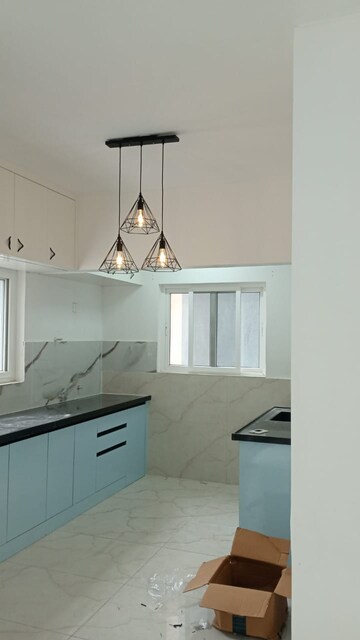Kitchen in 3 BHK Apartment at Trendsquares Ambience, Thanisandra Main Road – for Rent