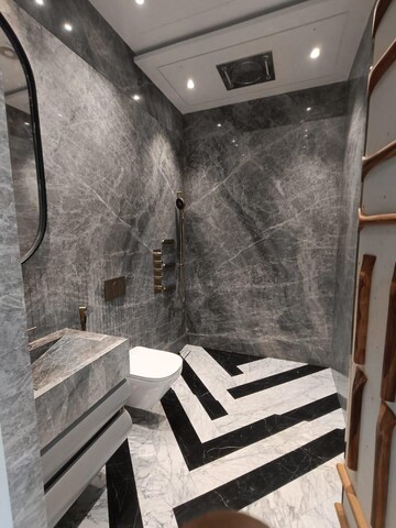 Bathroom in 5 BHK Apartment at Indiabulls Sky Forest, Lower Parel – for Rent