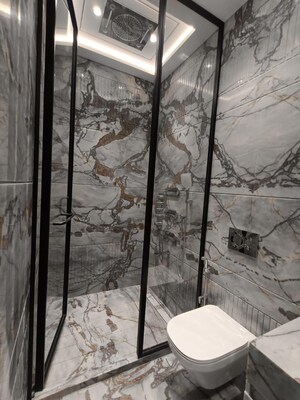 Bathroom in 5 BHK Apartment at Indiabulls Sky Forest, Lower Parel – for Rent