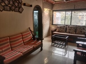 Living Room in 1 BHK Apartment at Brightland Phase 1 CHS, Balkum Pada – for Rent