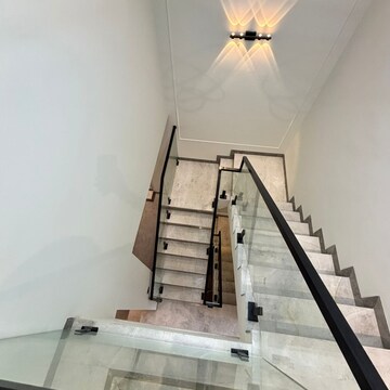 Staircase in 4 BHK Villa at Unitech Vista Villas, Durga Colony – for Sale
