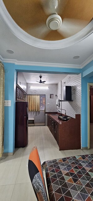 Kitchen in 3 BHK Apartment at GK Dwarka Sai Paradise, Pimple Saudagar – for Rent