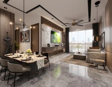 Living Room in 4 BHK Apartment at DLF The Arbour, Sector 63 – for Sale