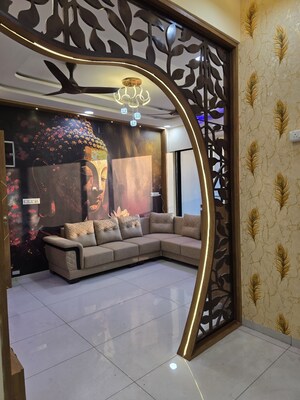 Living Room in 3 BHK Apartment at Chandkheda – for Rent