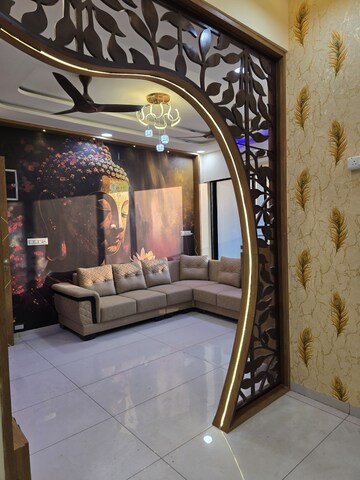 Living Room in 3 BHK Apartment at Chandkheda – for Rent