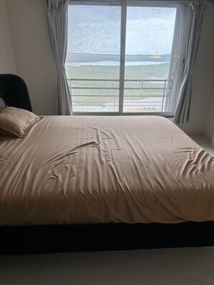 Bedroom in 2 BHK Apartment at Gurukrupa Marina Enclave, Malad West – for Rent