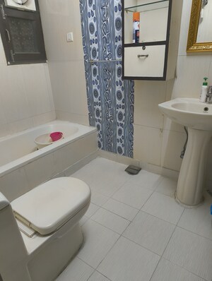 Bathroom in 3.5 BHK Apartment at Vasant Kunj – for Sale