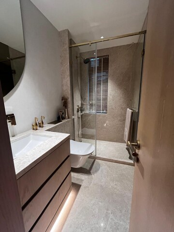 Bathroom in 5 BHK Apartment at Lodha World One, Worli – for Sale