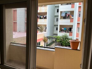 Balcony in 3 BHK Apartment at Abodh Valmark, Hebbal – for Rent