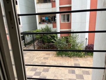Balcony in 3 BHK Apartment at Abodh Valmark, Hebbal – for Rent