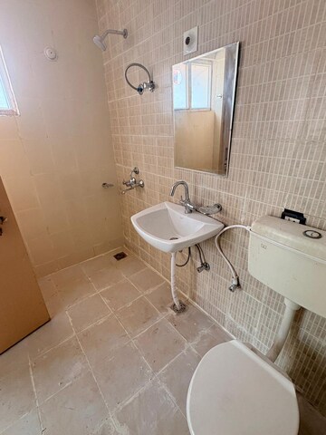 Bathroom in 2.5 BHK Apartment at UPAVP Ganga Yamuna And Hindon Enclave, Pratap Vihar – for Rent