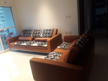 Living Room in 3 BHK Apartment at LnT Raintree Boulevard, Hebbal – for Rent