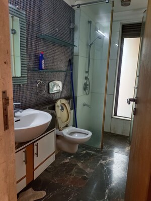 Bathroom in 2 BHK Apartment at Mahim West – for Rent