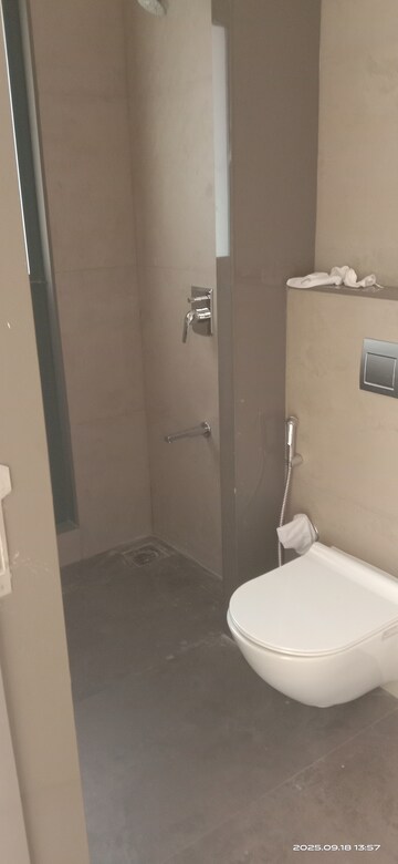 Bathroom in 2 BHK Apartment at Nebula CHS, Kalyan West – for Rent