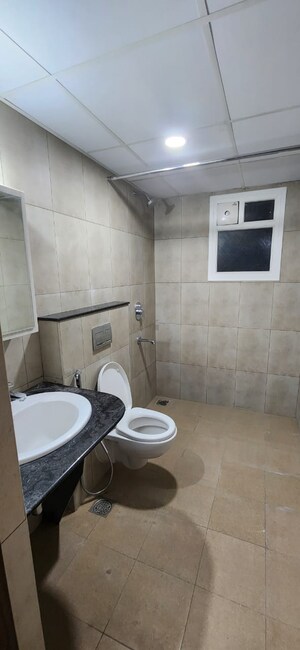 Bathroom in 2 BHK Apartment at Vajram Newtown, Thanisandra Main Road – for Rent